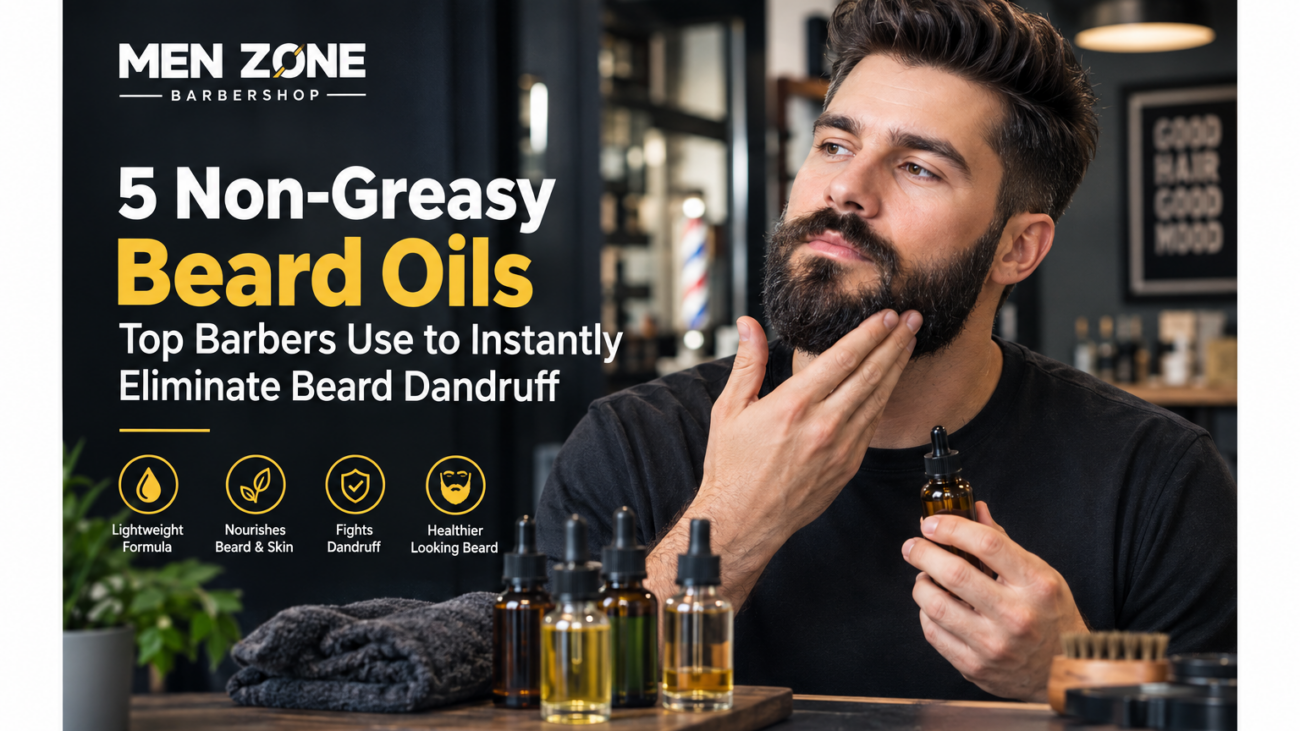 5 non-greasy beard oils recommended by barbers to help reduce beard dandruff and keep facial hair healthy